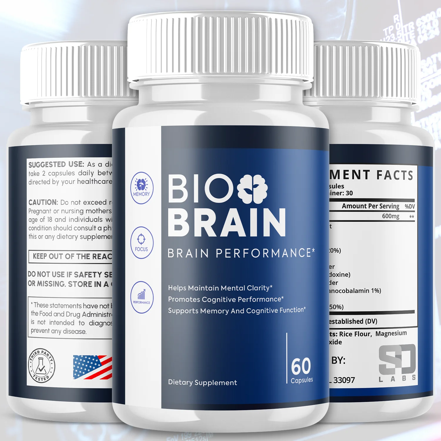 Bio Brain 6 Bottles